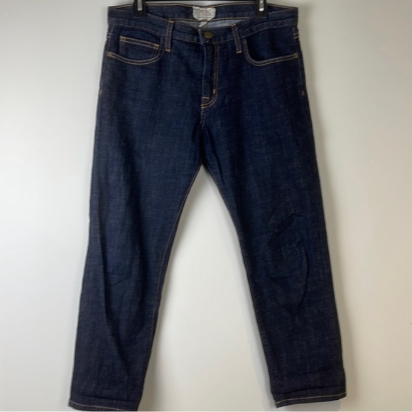 Current/Elliott dead stock boyfriend fit size 27 dark blue - Picture 2 of 9